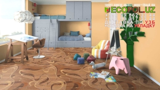 Арт Винил Плитка 87 EcoPol.Uz  центр напольных покрытий таркет ламинат линолеум укладка териш Бухоро  Tashkent