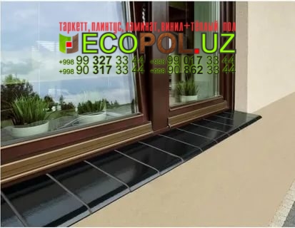 Подоконник в Ташкенте 13 ламинат навигатор гибралтар линолеум таркет укладка териш Навоий  Tashkent