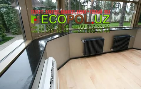 Подоконник в Ташкенте 222 паркет или ламинат таркет линолеум укладка териш Коракалпогистон  Tashkent