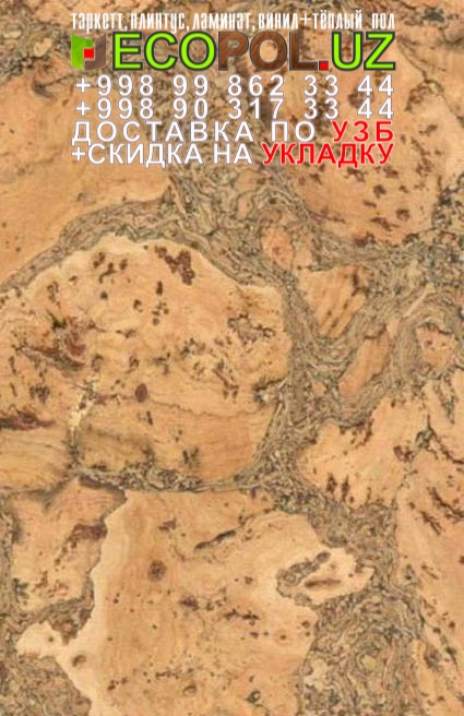 Пробка Пол в Ташкенте 81 линолеум tarkett acczent pro aspect 2 ламинат таркет укладка териш Кашкадарё  Tashkent
